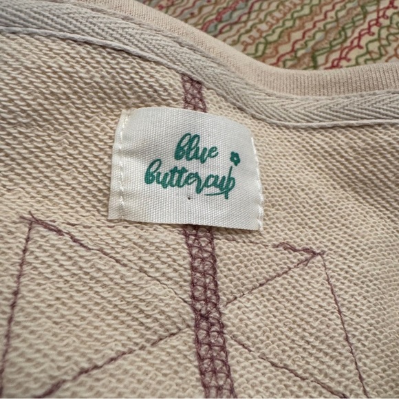 Blue Buttercup Sequin Nutcracker Trio Sweatshirt 100% cotton Size XL - Picture 2 of 9